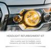 Car Headlight Care Set - Headlight Restoration, Coating, Oxidation Cleaning and Light Transmission Enhancement
