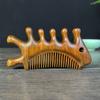 1 Pcs Massage Comb Blood Circulation Wood Sandalwood Comb Scalp Meridian Relax Anti-Static Styling Tool Salon Hair Brush