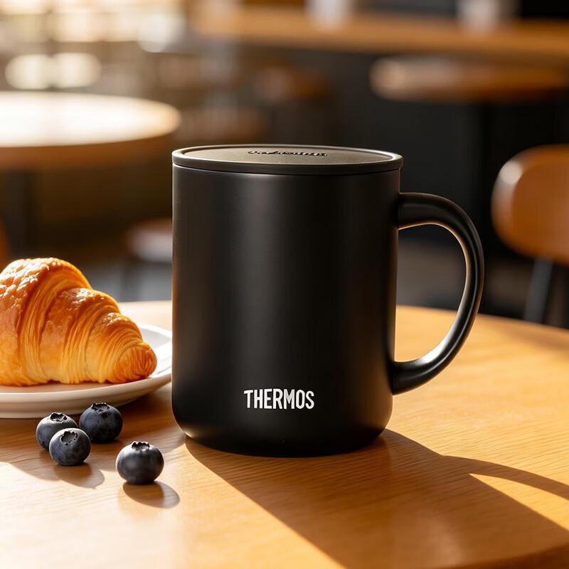 THERMOS TCDG-451 Stainless Steel Office Mug with Handle