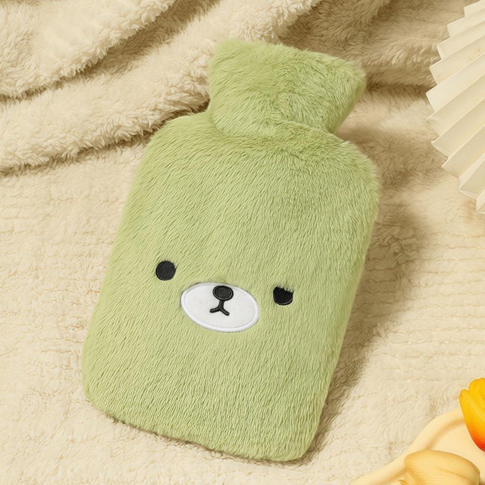500ml Period Hot Water Bag Soft Plush Hand Feet Warmer Bag Warm Water Bag  For Period Pain Relief
