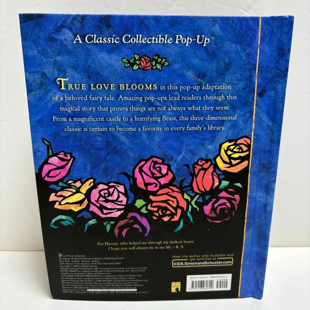 [USED] "Beauty and the Beast" Pop-up Picture Book, English Version