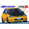 1/24 Inch Up Series No. 280 Spoon Civic Type R (EK9) Plastic Model
