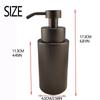 304 Stainless Steel Pump Hand Soap Dispenser Rust Proof Liquid Storage Container  Countertop