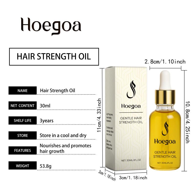 Hoegoa Nourishing Hair Oil Smooths Frizzy Hair Deep Moisture For Dry Scalp Daily Hair Care Solution
