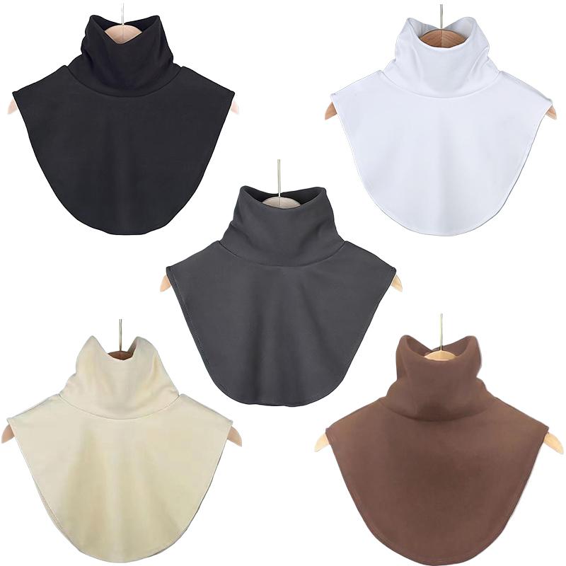 1 шт. Защита шеи Внутреннее белье Ложный воротник Мягкий Высокий воротник Декоративный воротник Шарф Накидка Приятный к коже Немецкий вельвет Теплый