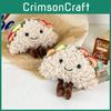 Plush Sweet Sandwich Doll Cute Taco Design Keychain Made With High Quality Cotton Pp