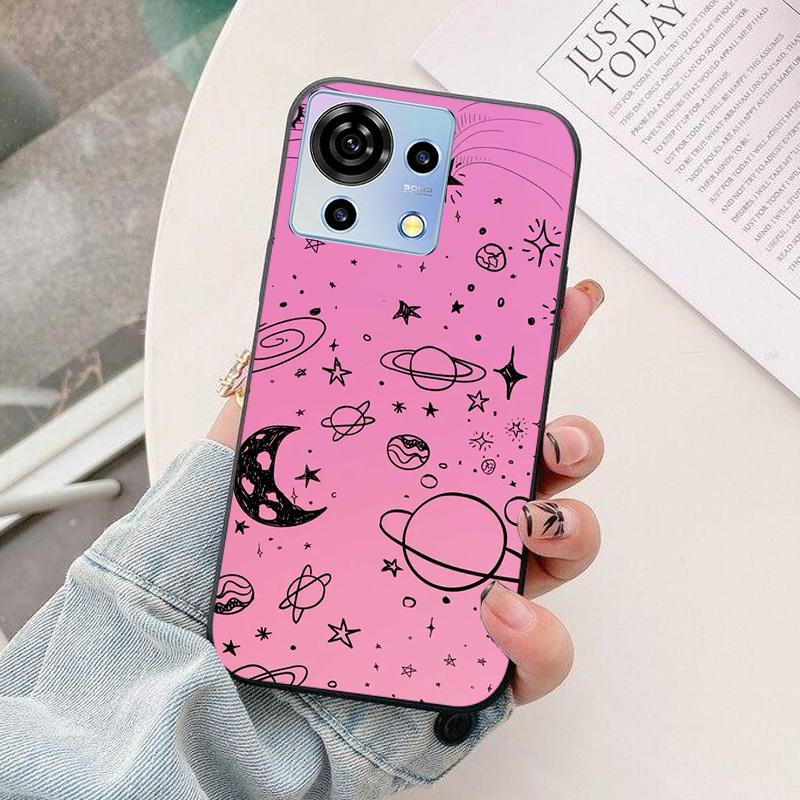 For ZTE Blade V50 Vita Phone Case astronaut Silicone Camera Protection Back Cover For ZTE Blade V50Vita 6.75" Funda Coque Capa