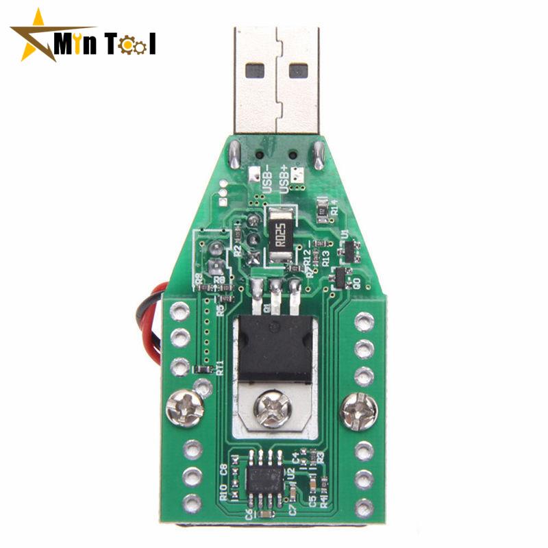 15W DC 3.7-13V Electronic Test Load Resistor USB Discharge Capacity Battery Tester with Fan Adjustable Current Module Tools