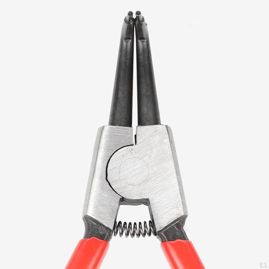 Набор из 4 штук 7-дюймовых плоскогубцев для стопорных колец с пружинным механизмом, универсальных для удержания съемника