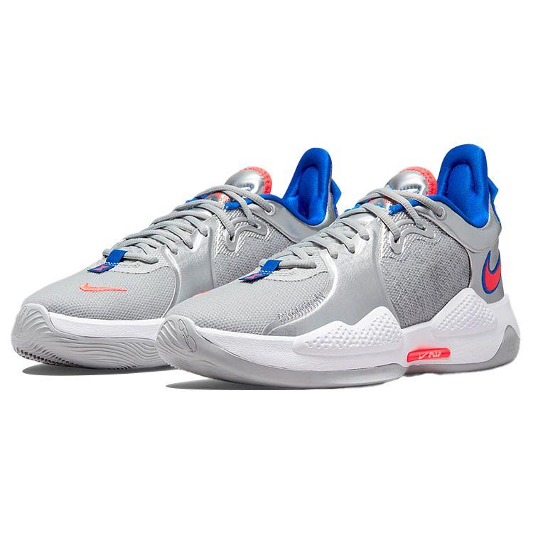 Nike Мужские кроссовки PG 5 EP Clippers Silver Metallic-Silver Hyper-Royal CW3146-005
