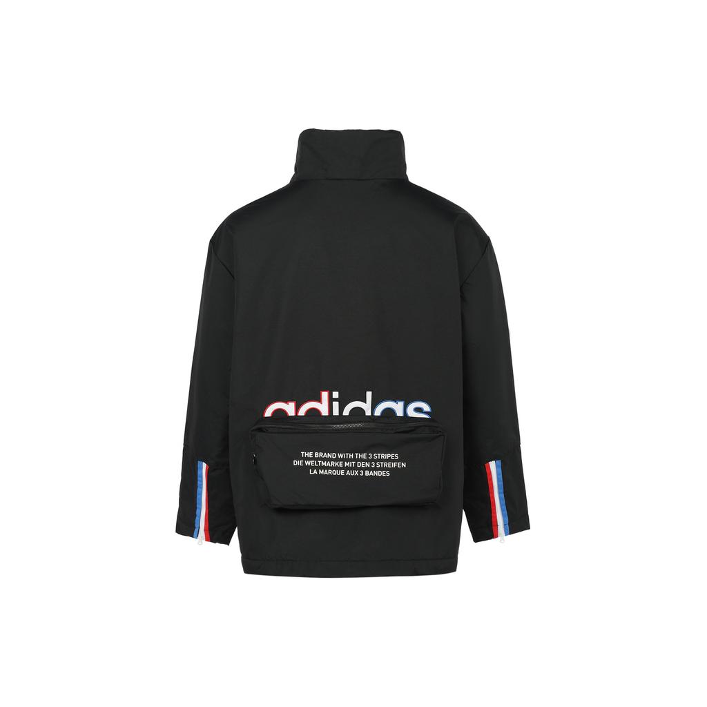 Adidas Originals Adicolor Colorblock Zip Jacket With Print Detail Men Jacket Black GP1872