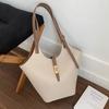 Premium Handbag Women's 2025 Autumn and Winter New Light Luxury Texture Bucket Bag Casual Commuting Shoulder Armpit Bag