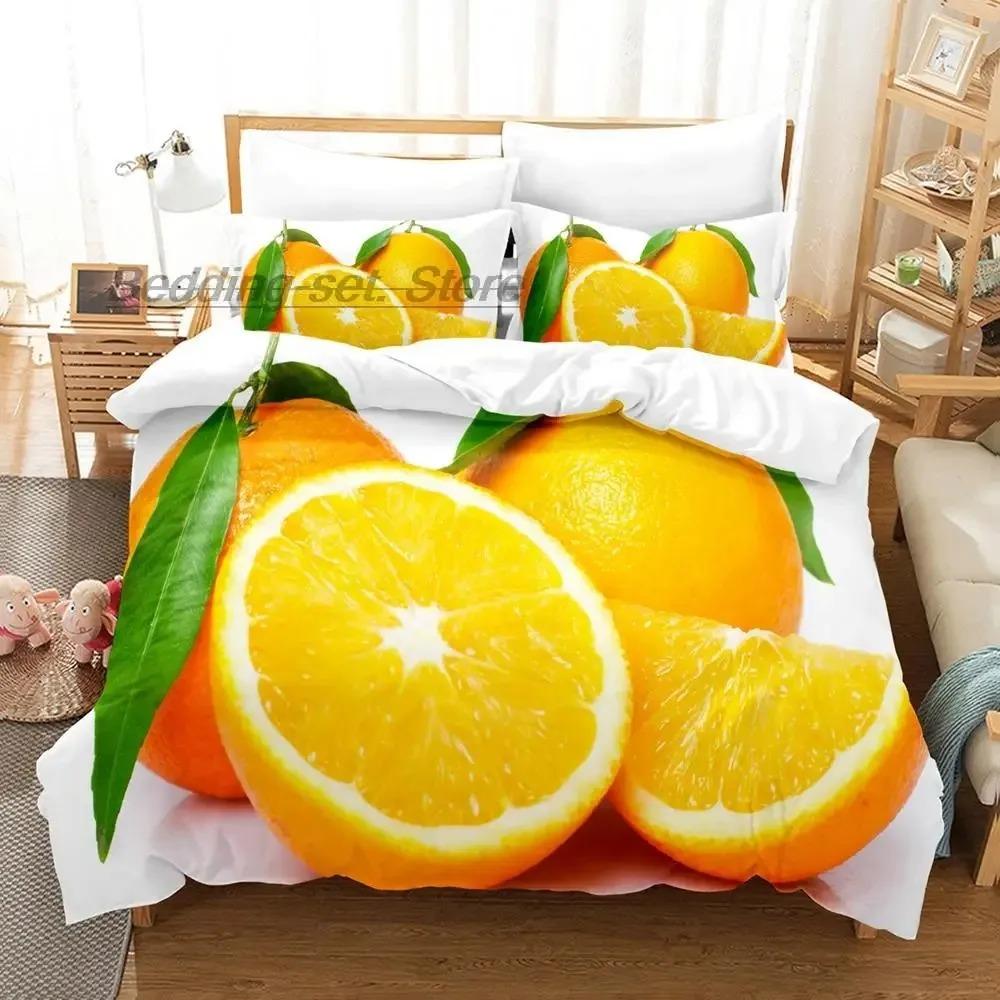 Strawberry Vegetables And Fruits Bedding Collection Single Twin Full Queen King Size Bed Collection Aldult Boys Bedroom Duvetcover Collections