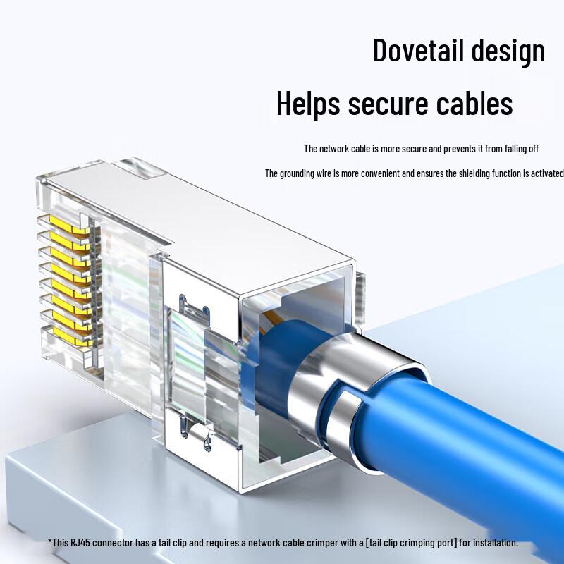 Shengwei CAT7 10 Gigabit Shielded RJ45 Network Connectors