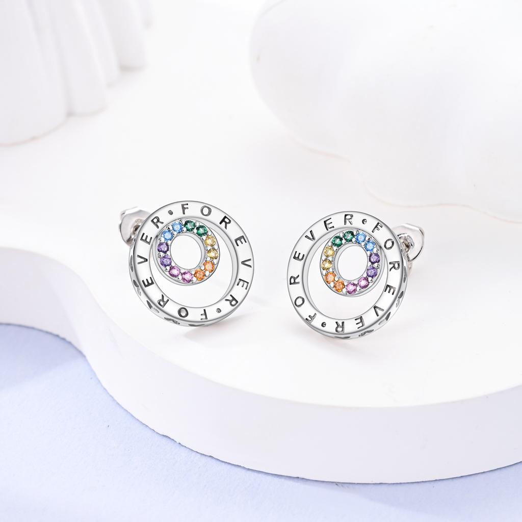 925 Silver Earring Stud For Women Moon Star Cat Design Wedding Party Jewelry Gift Handmade