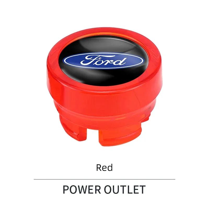 Car Sticker 2026 Ford New 2025 Hot Car Cigarette Lighter Cover Dust Cover Accessories For Ford S MAX Ranger Focus Fiesta Mondeo