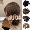 2023 Elegant Satin Hair Rope Elastic Hair Bands Ponytail Holder Oversized Scrunchies Rubber Band