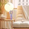 Spray Fan Cartoon Snail Design Silent Motor Mini Handheld Tabletop Fan with Water Mist Cooling USB Rechargeable Handheld Fan