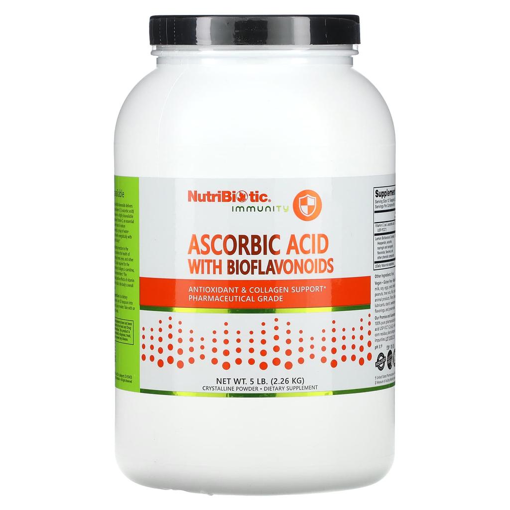 NutriBiotic, Иммунитет, Аскорбиновая кислота с Биофлавоноидами, 5 фунтов (2.26 кг)