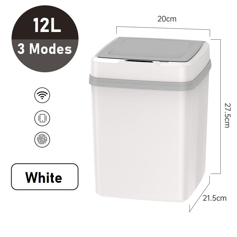12 л Автоматический интеллектуальный датчик мусорного ведра Роскошный индукционный датчик мусорного ведра для ванной комнаты туалета кухни мусорная корзина может
