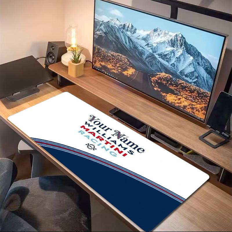 Martini Custom Name Large Size Mouse Pad Large Gaming Table Cushion Nonslip Laptop Tablet Big Mousepad Xxl Mat Mini Pc Playmat With Lock Edge Custom N