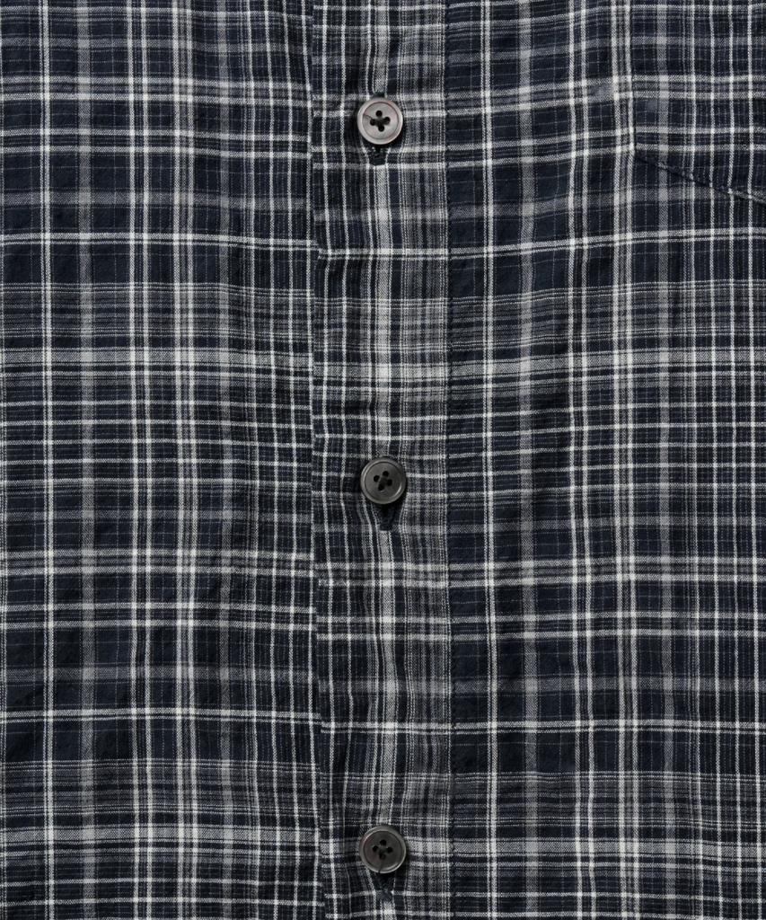 ASP Sheer Check Shirt - Navy
