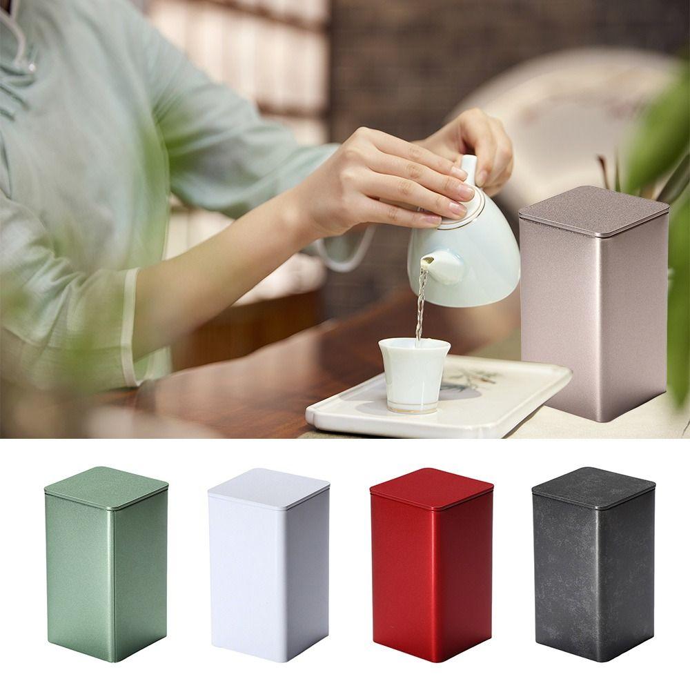 Tinplate Tea Jar Large Capacityf Sealed Tea Can Hiqh Quality Tea Tin for Home&Travel