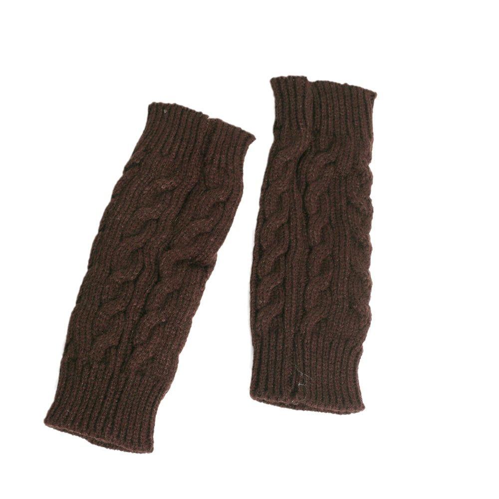 Twists Gloves Knitted Gloves Half Finger Gloves Fashion Wool Gloves Outdoor