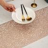 Дорожка на стол, противоожоговая, ПВХ, ажурный дизайн, термостойкая, коврик для еды, защитный от ожогов чехол для обеденного стола
