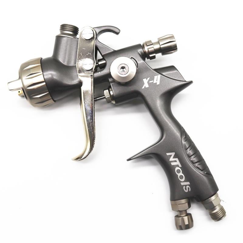 Spray Gun 1.3mm Car Paint Gun 600cc Tank Gravity Feed Stainless Steel Nozzle Air Spray Gun High Atomization Car Paint Spray Gun