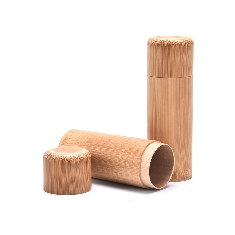 Handmade Bamboo Tea Canister Spice Caddy Storage Box Organizer Tea Leaves Bottle