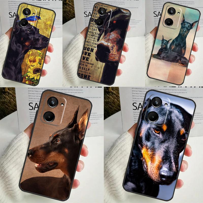 Чехол для телефона Doberman Dog для Realme GT Neo 5 GT5 9 10 11 12 Pro Plus C30 C31 C33 C35 C25s C21Y C51 C55 C67 C53