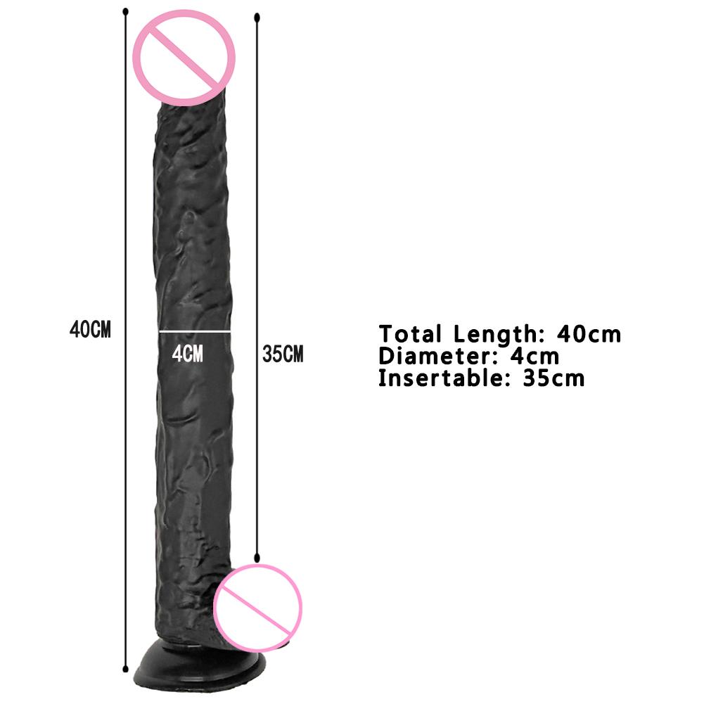 40cm Realistic Long Dildo Big Penis Huge Dildos Vaginal Masturbation G Spot Stimulation Anal Butt Plug For Women Sex Toys 18+