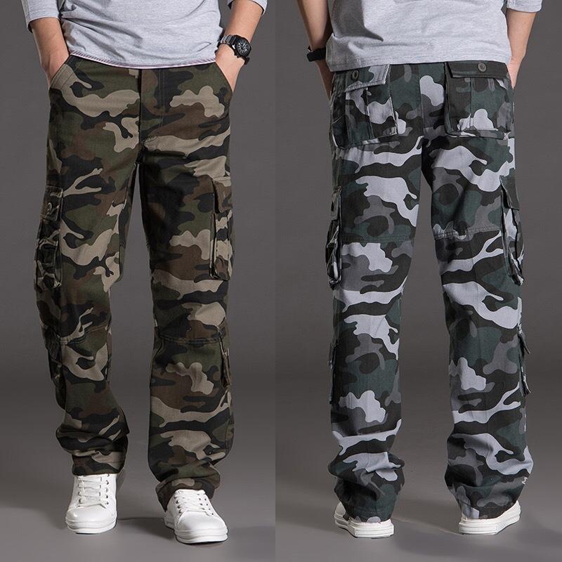 Мужские военные боевые брюки с камуфляжным принтом, армейские повседневные рабочие брюки
