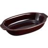 Santo Bankoyaki Gratin Dish One Person Oval Diameter Approximately 21cm Monotone Heat Resistant Ceramic Oven Compatible Microwave Dishwasher Safe Made