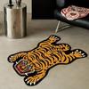 Ковер для спальни Противоскользящий Грязеотталкивающий Износостойкий Ковры для гостиной Тигр Интересный узор Украшение дома Напольный коврик