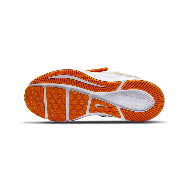 Nike Star Runner 2 Противоскользящая Амортизация Низкие Детские Беговые Кроссовки Серебристо-Желтые Для Детей Возрастом 3-7 Лет CT3966-700