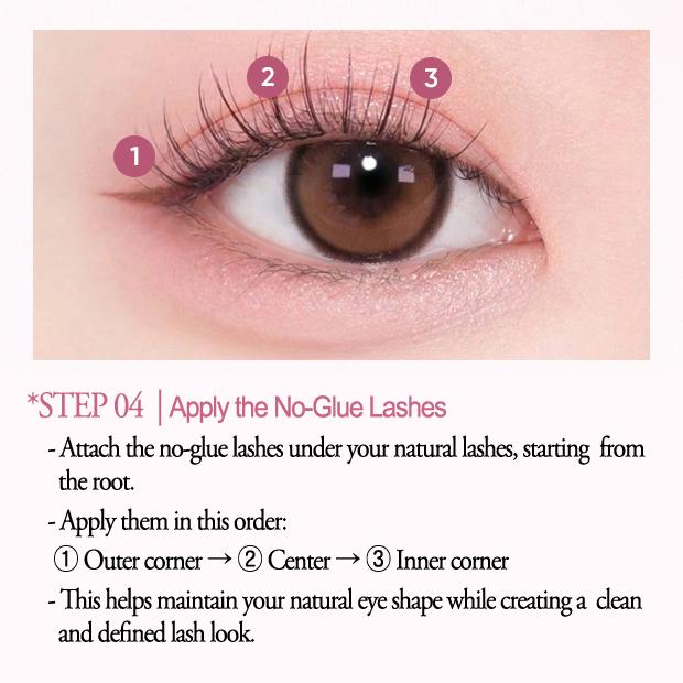 BANILA CO Curly Studio Самоклеящиеся пучки ресниц 03 Idol – Объемные накладные ресницы без клея