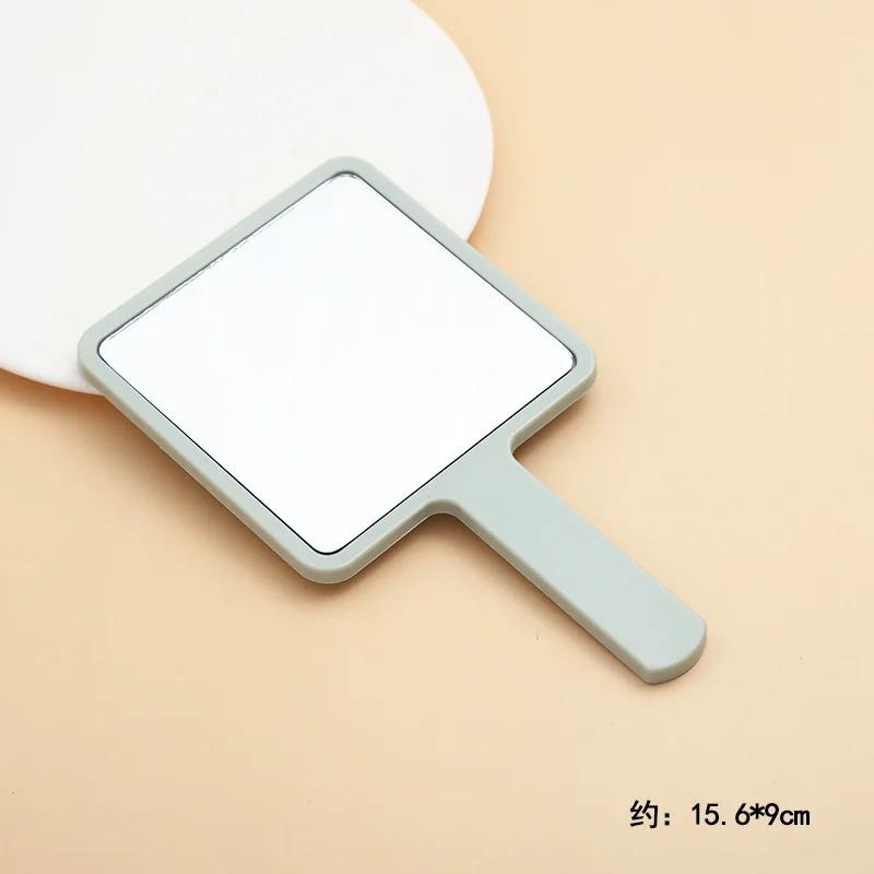 Наращивание ресниц ручное зеркало индивидуальный логотип в форме сердца квадратный спа салон персонализированные компактные зеркала для макияжа с ручкой