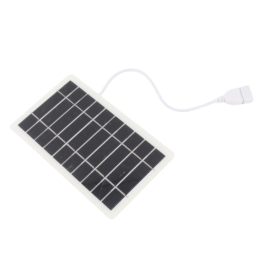 Мини-солнечные панели из поликристаллического кремния 2 Вт 5 В портативное зарядное устройство для солнечных батарей USB для экстренных случаев