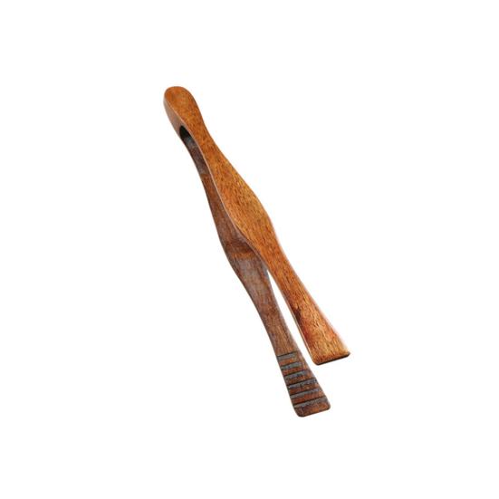 Деревянные кухонные щипцы с длинной ручкой для барбекю, гриля, сервировки салата, эбеновое дерево