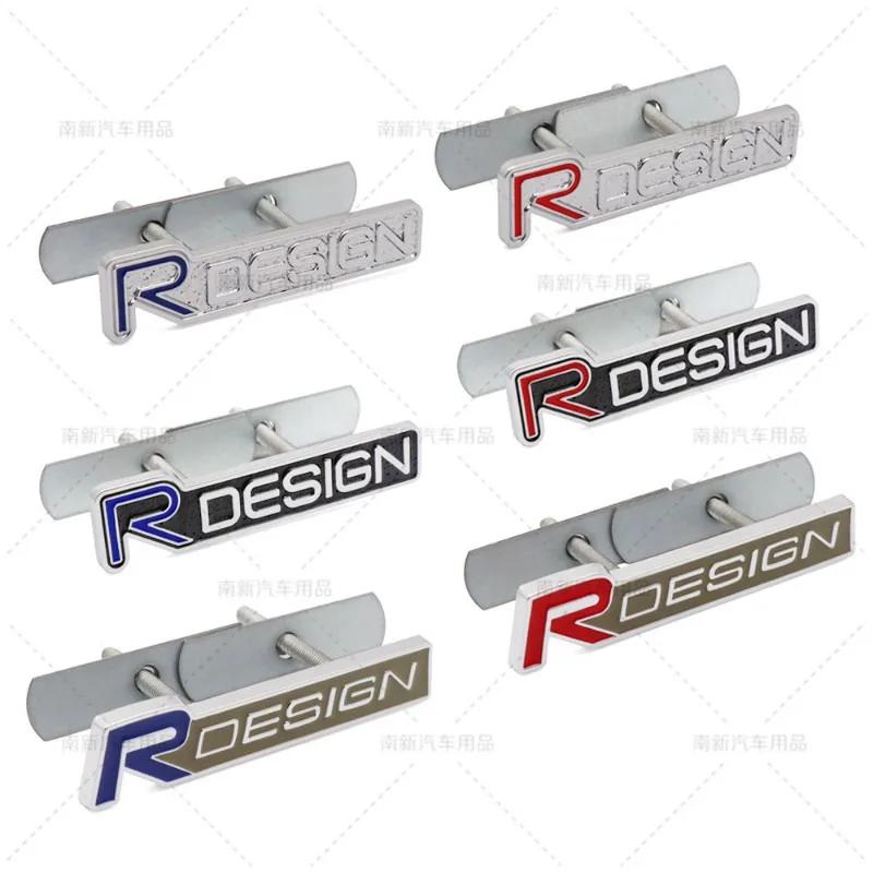 3D Металлическая эмблема R Design Наклейка на решетку радиатора автомобиля Наклейка Декорация Для VOLVO XC40 XC60 XC90 V90 S90 S60 V60 V40 C70