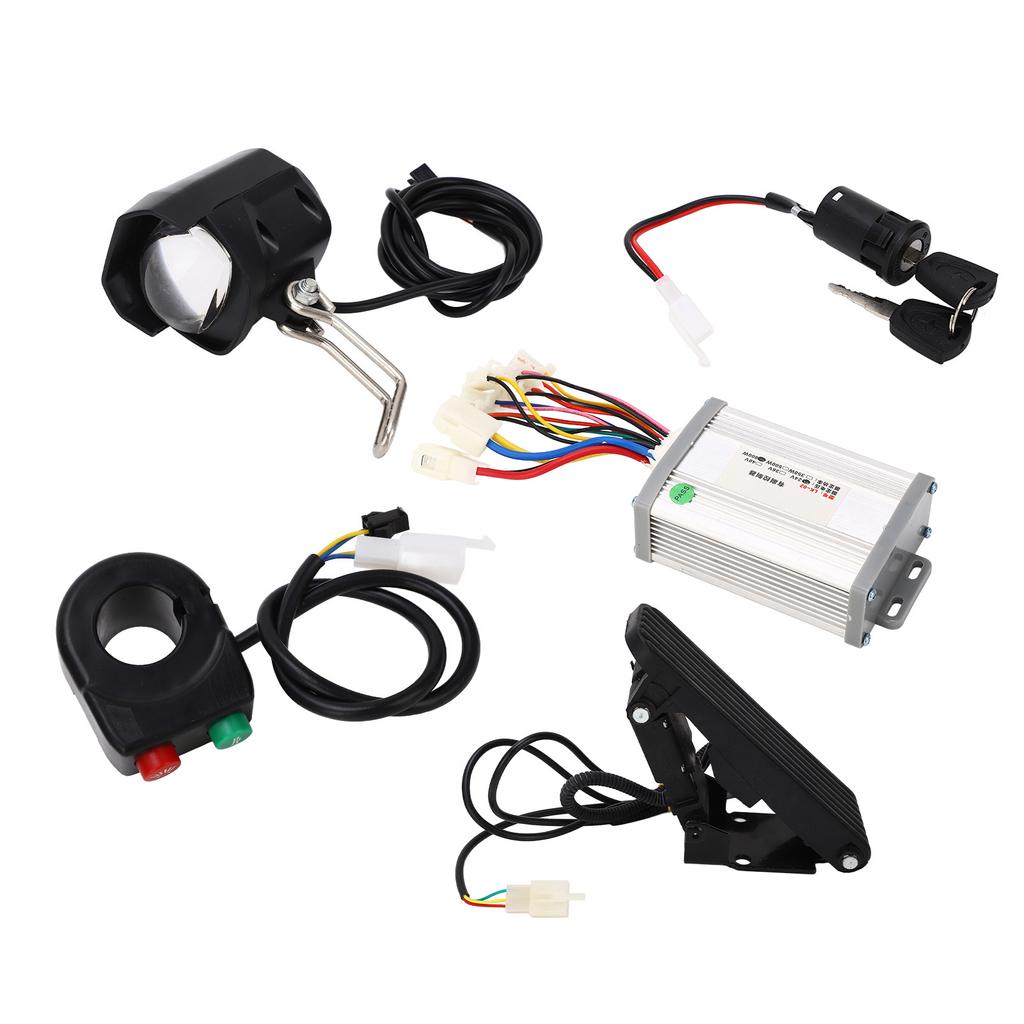 Комплект для переоборудования электрического велосипеда с щеточным контроллером и педальным акселератором 24 В 800 Вт