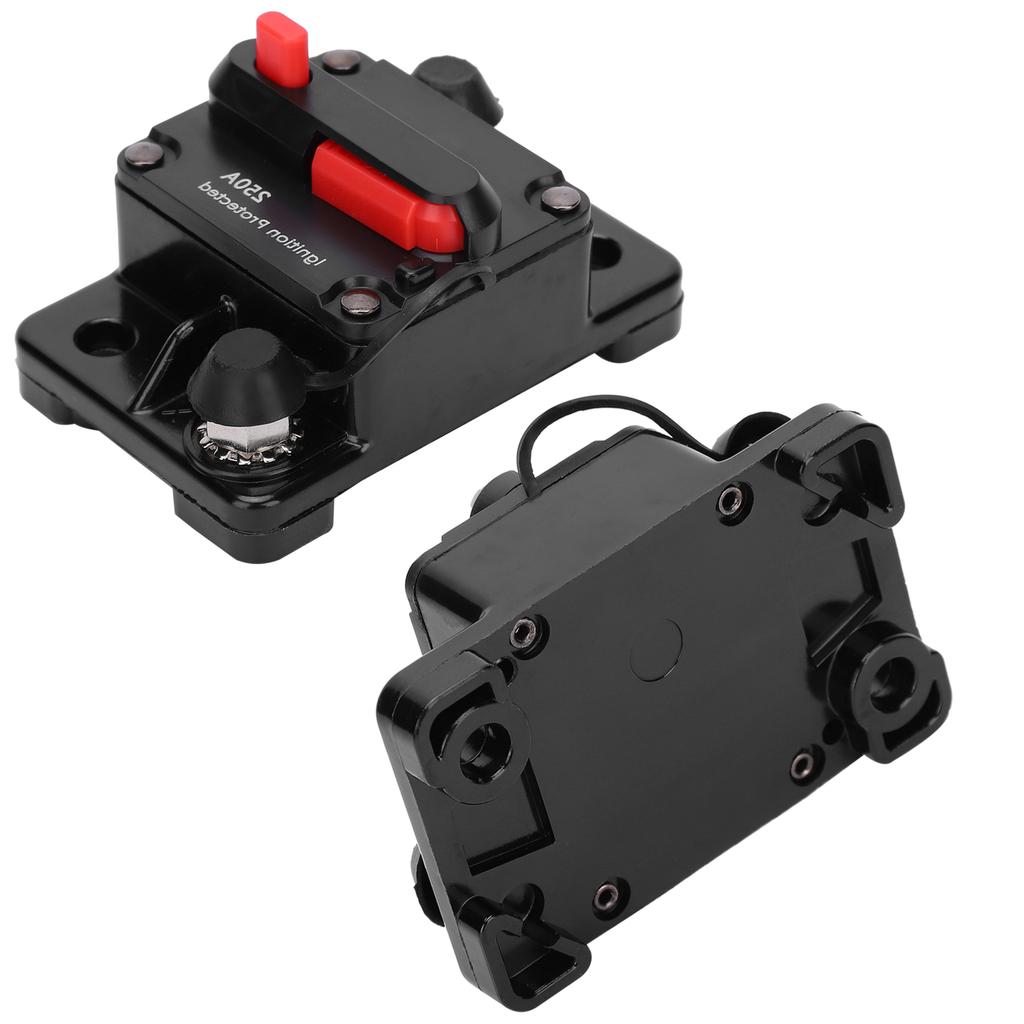 Автоматический выключатель Держатель предохранителя Медный Водонепроницаемый Автоматический переключатель Красный DC12?42В250А