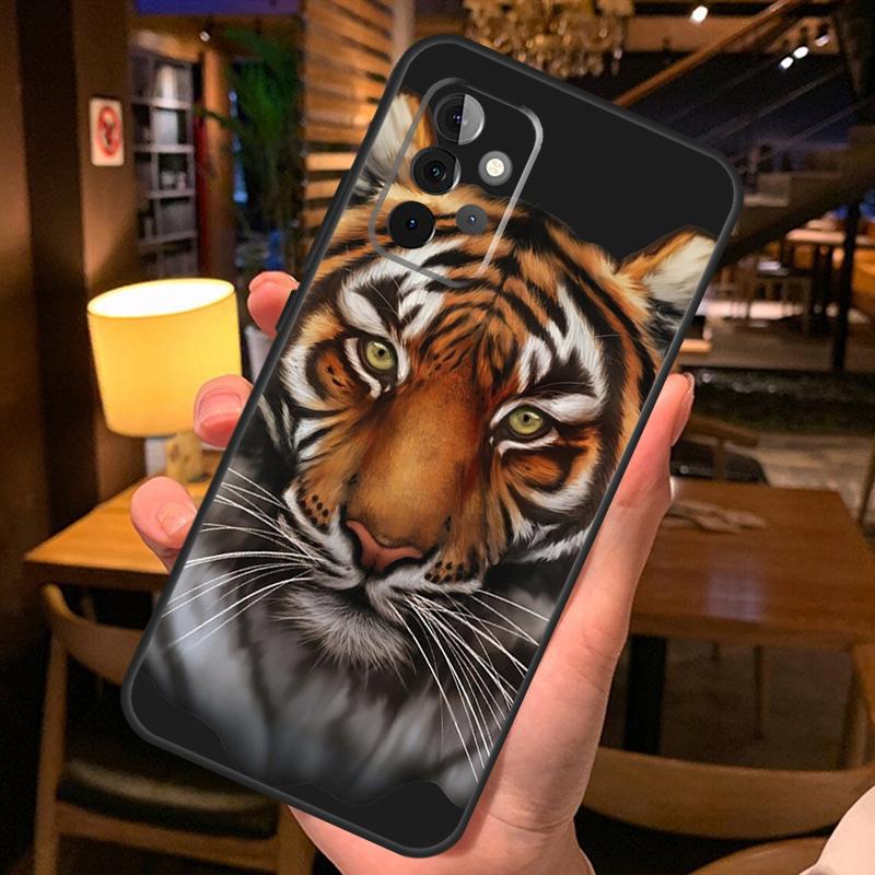Чехол Животное Тигр Для Samsung Galaxy A36 A56 A26 A16 A06 A53 A33 A13 A12 A32 A52 A55 A35 A15 A54 A34 A14