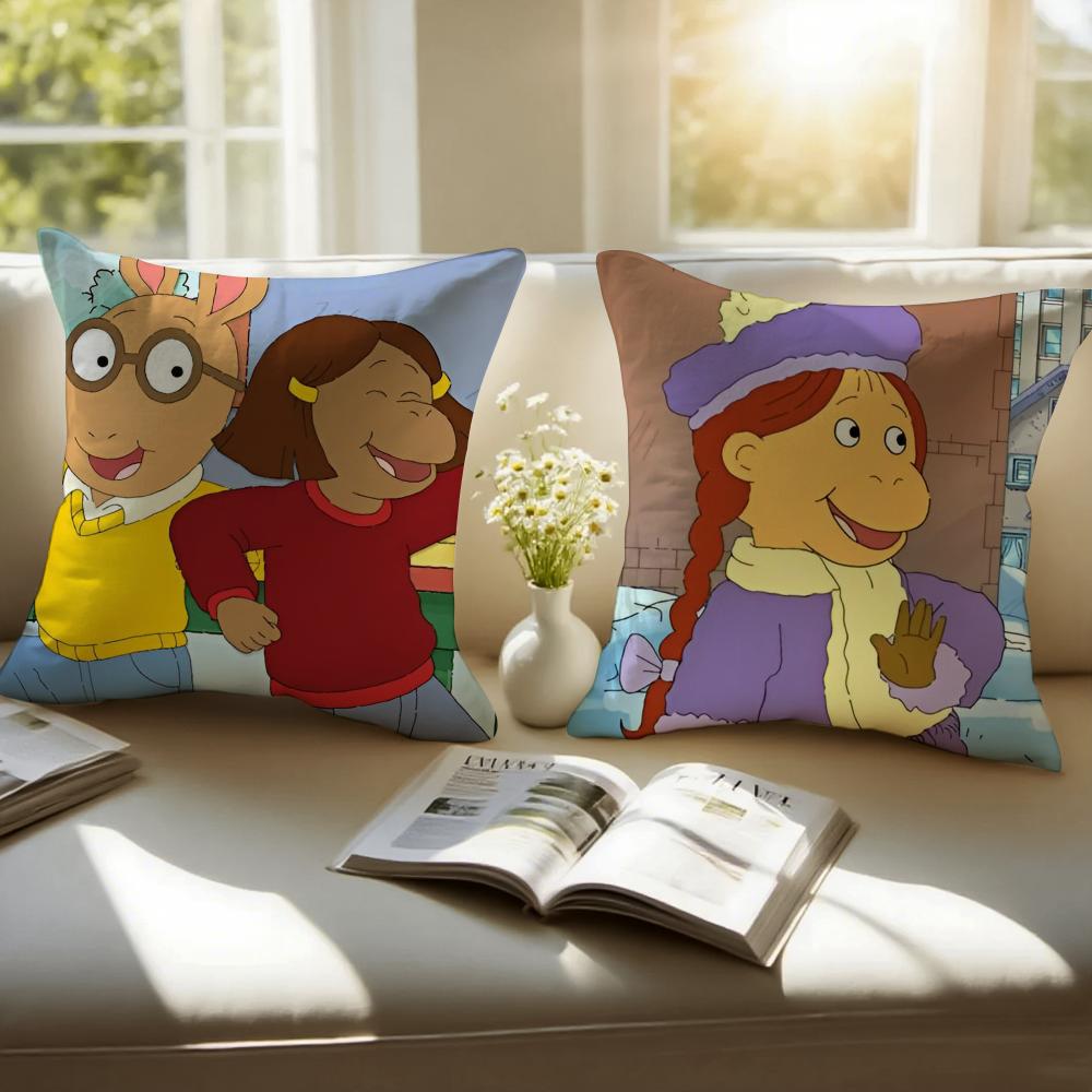 Pop American Singer AArthur Cushion Cover Pillowcase Antidustmite Invisible Zipper Short Plush Sofa Cushion