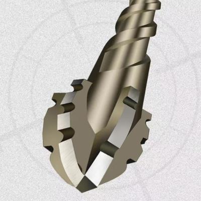 Четырехзубчатое эксцентриковое спиральное сверло для точного сверления отверстий в дереве, пластике, металле, плитке, мраморе, керамике