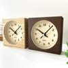 KATOMOKU Dual Use Clock 6, Brown, km-131BRRC, Wall/Tabletop Use, Radio-Controlled Clock, Continuous Second Hand, 14cm