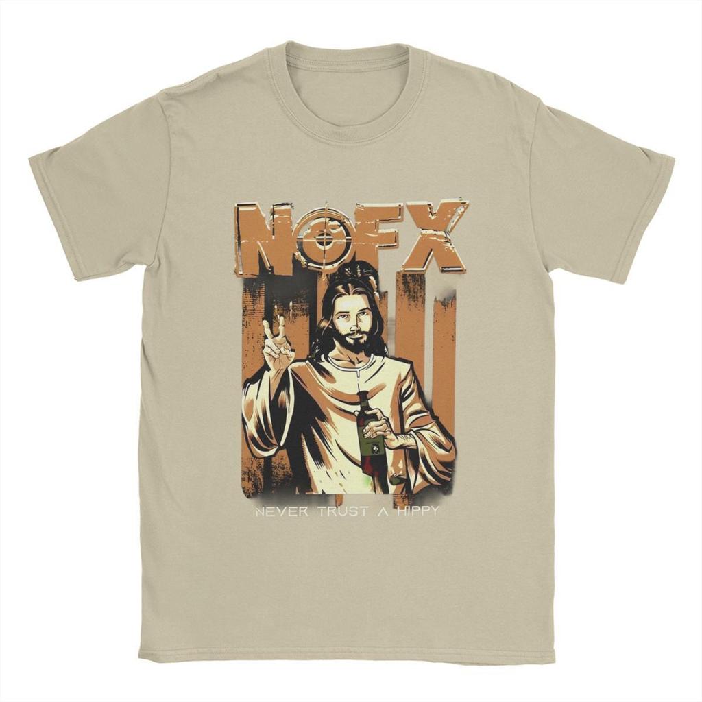 Nofx Hip Hop Drunk Unisex T Shirts Band Punk Rock Humorous Highend Luxury Unisex Style Both of Unisex and Women