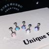 Opal Dragon Claw Dopamine Color Titanium Ear Cartilage Stud